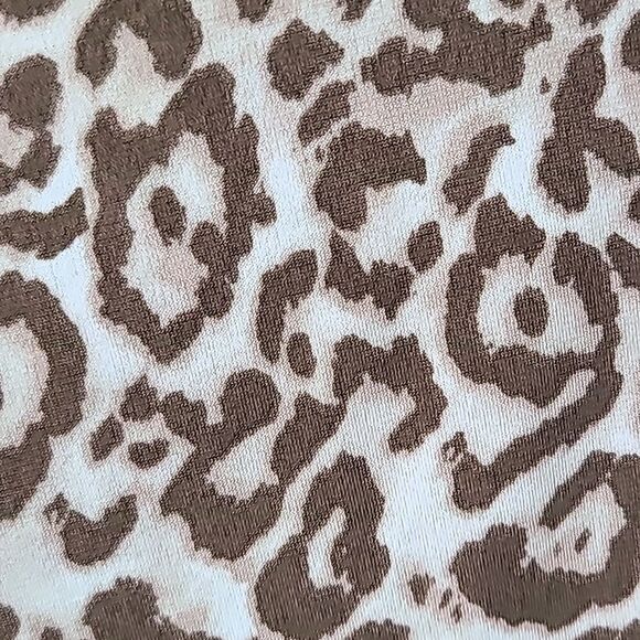 Cato Mixed Scarf Animal Print Oversize Drop Shoulder Slinky Tunic Blouse Leopard - Picture 10 of 10